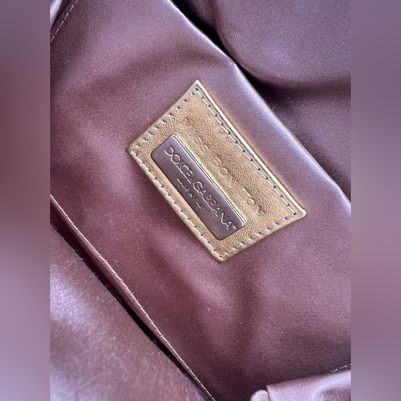 NEW AUTH DOLCE & GABBANA BON TON BLACK MINI RUCHED FORMAL BAG MESH TULLE - Picture 5 of 7